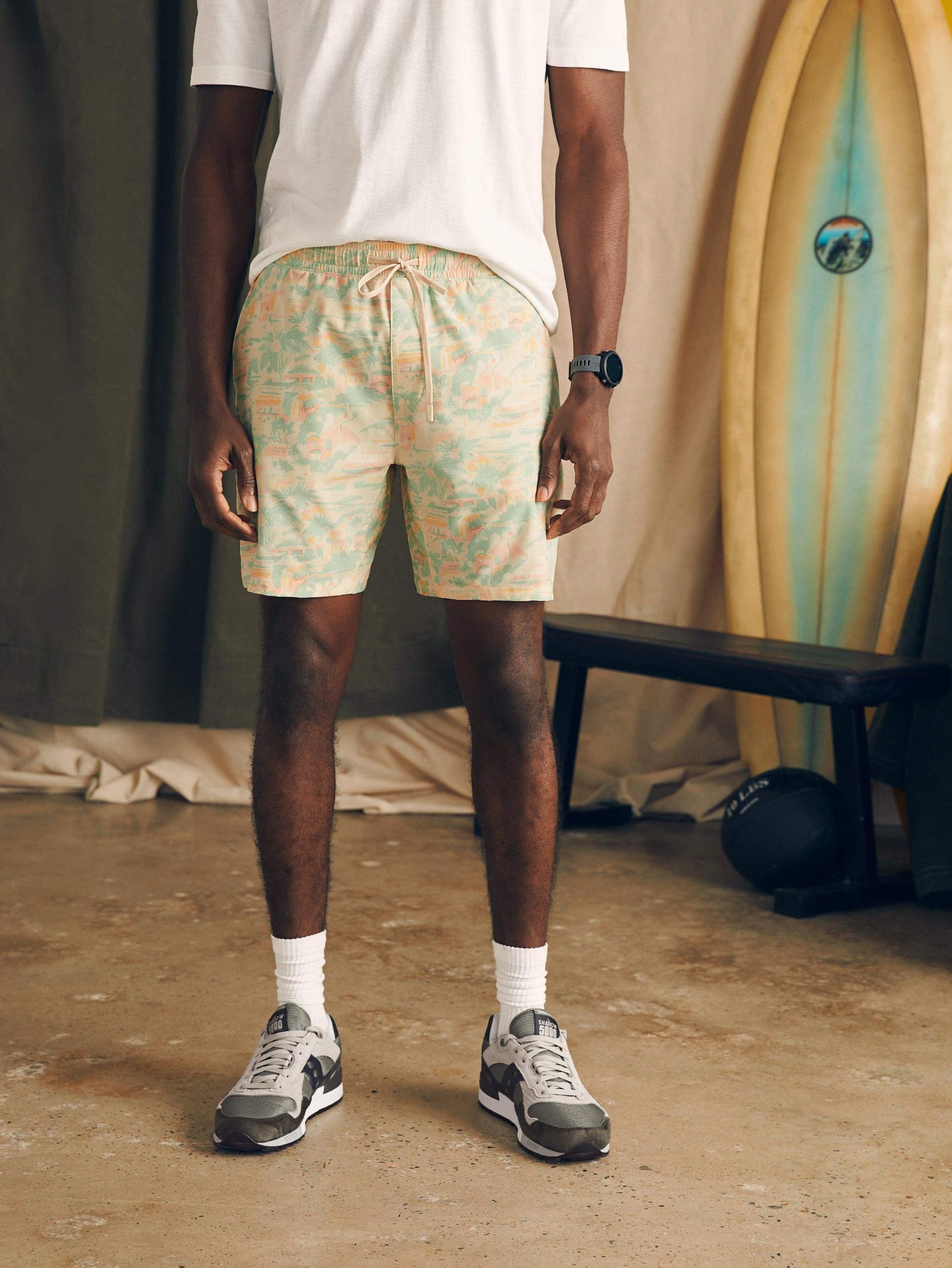 Shorelite Active Swim Short (7" Inseam) - Sunwashed Keywest Male Product Image