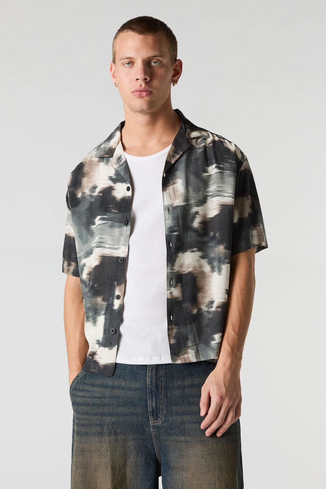 Printed Collared Top Male Product Image