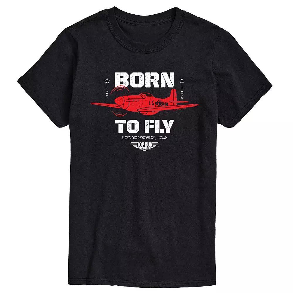 Big & Tall Top Gun Maverick Born To Fly, Mens Product Image