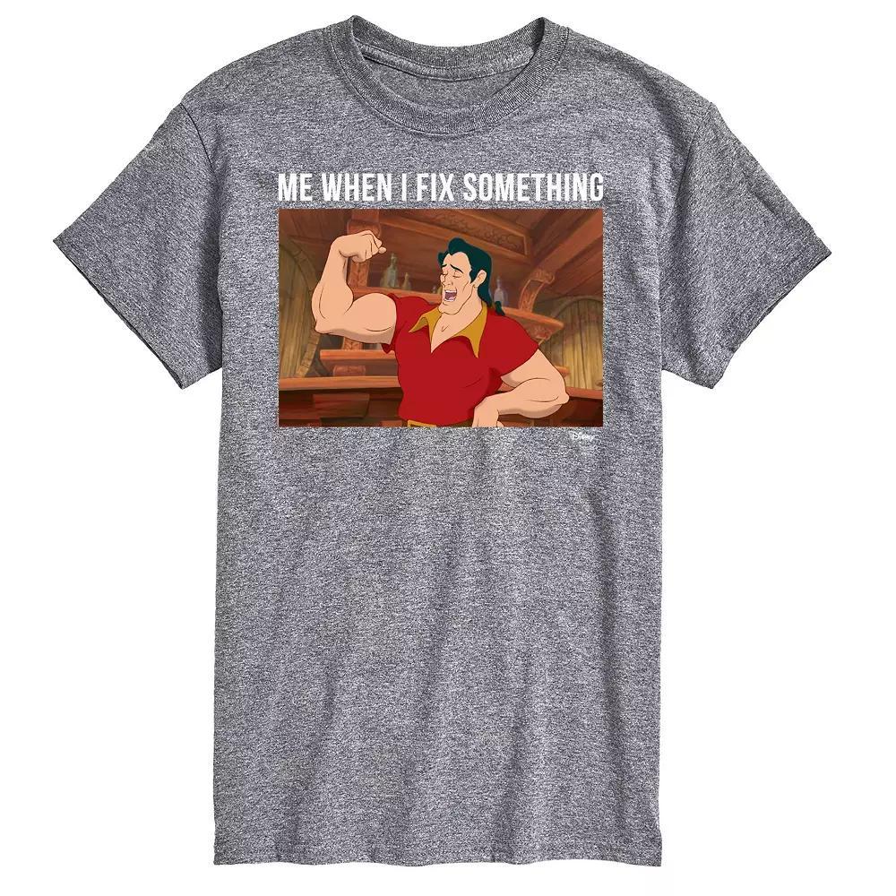 Disney Princess Big & Tall Gaston Graphic Tee, Mens Product Image