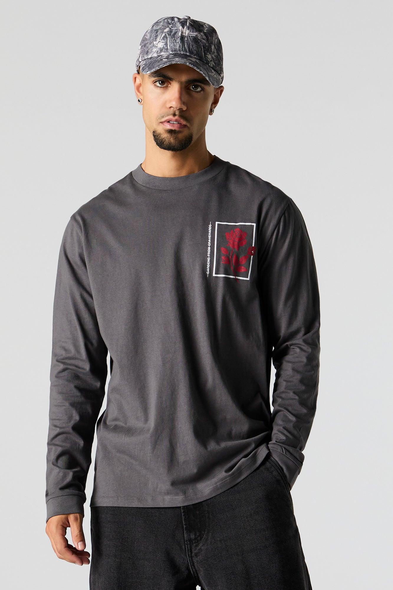 Gardens from Graveyards Graphic Long Sleeve Top Male Product Image