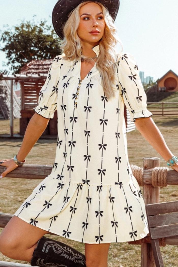 Cute Bowknot Dress Product Image