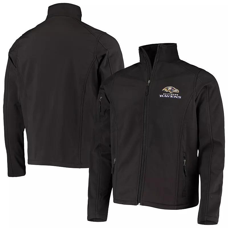 Men's Dunbrooke Black Minnesota Vikings Sonoma Softshell Full-Zip Jacket, Size: Small Product Image