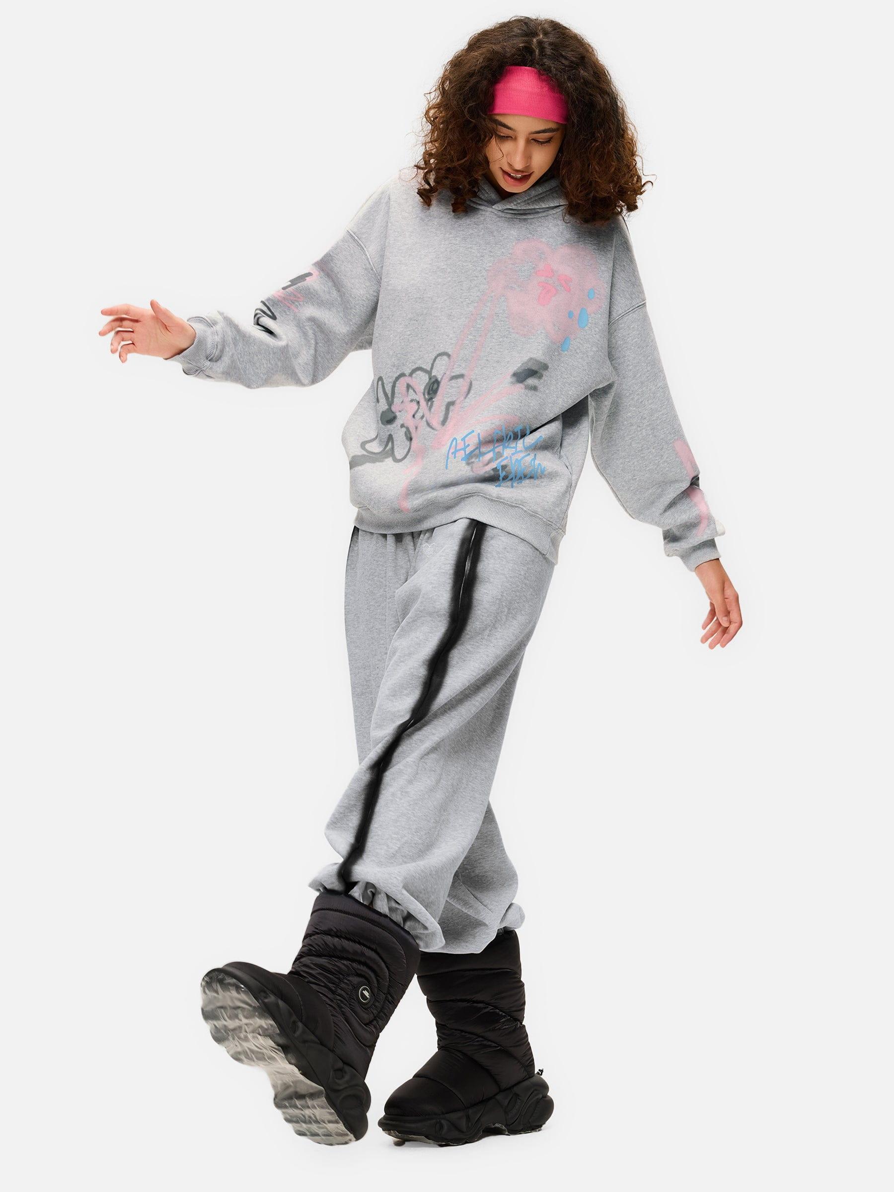 Aelfric Eden Cartoon Floral Graphic Hoodie Product Image
