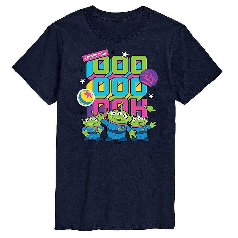 Disney / Pixars Toy Story 4 Mens Aliens Stacked Graphic Tee Blue Product Image