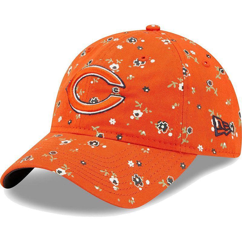 Womens New Era Chicago Bears Floral 9TWENTY Adjustable Hat Product Image