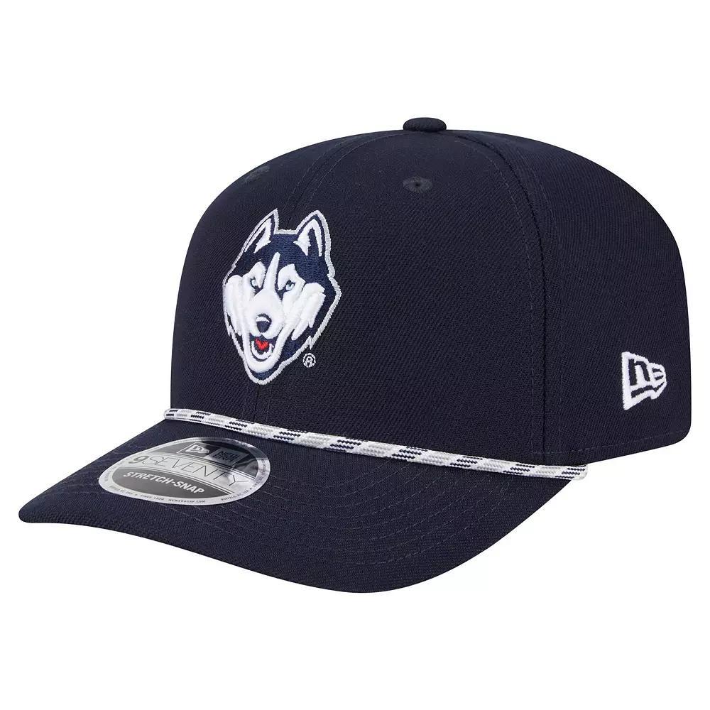 Men's New Era Navy UConn Huskies Game Day Multi-Rope 9SEVENTY Stretch-Snap Hat, Blue Product Image