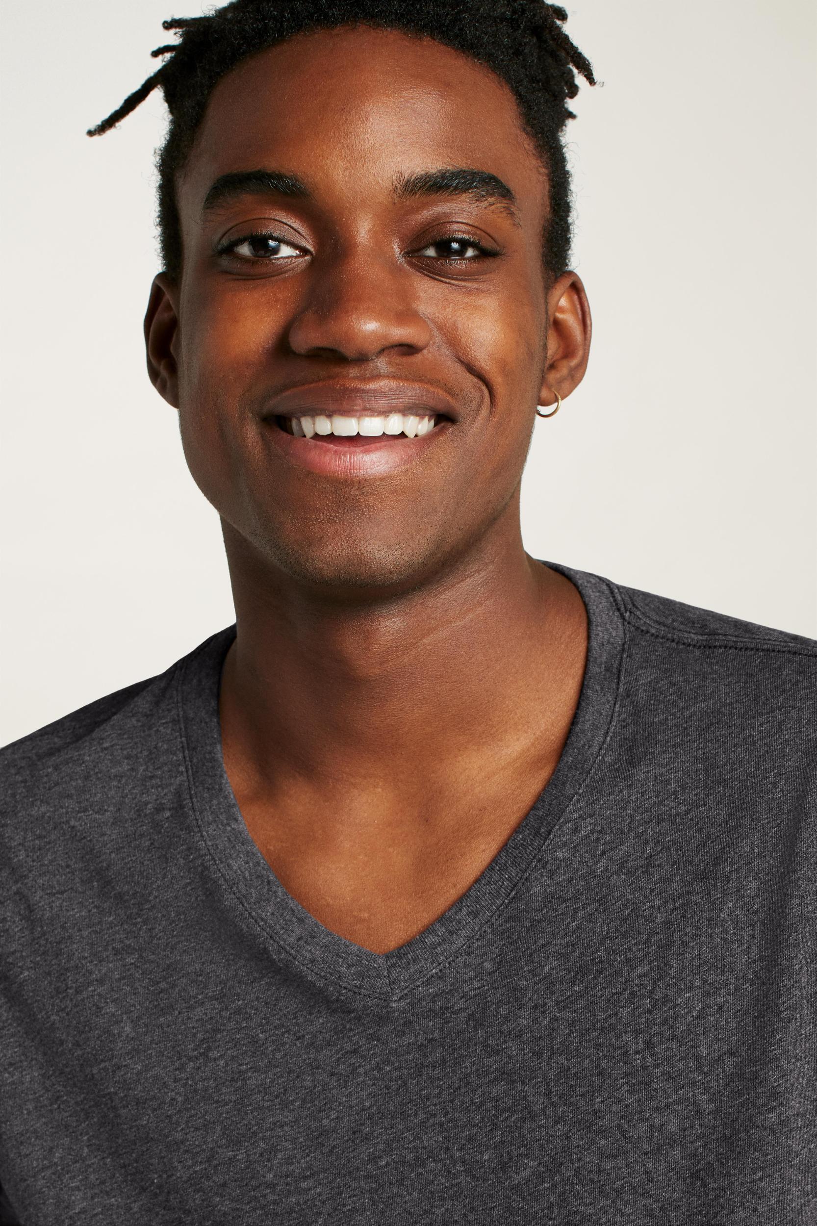 Organic Cotton V-Neck Tee Product Image