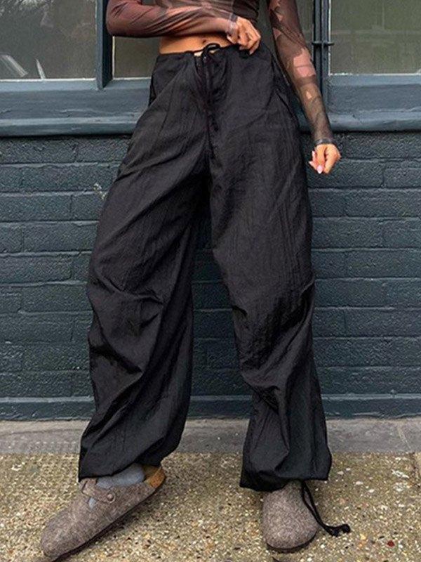 Size Friendly Y2K Parachute Cargo Pants Product Image