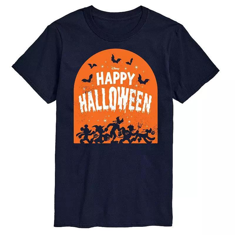 Disney's Mickey Mouse & Friends Men's Happy Halloween Group Graphic Tee, Size: XL, Black Product Image