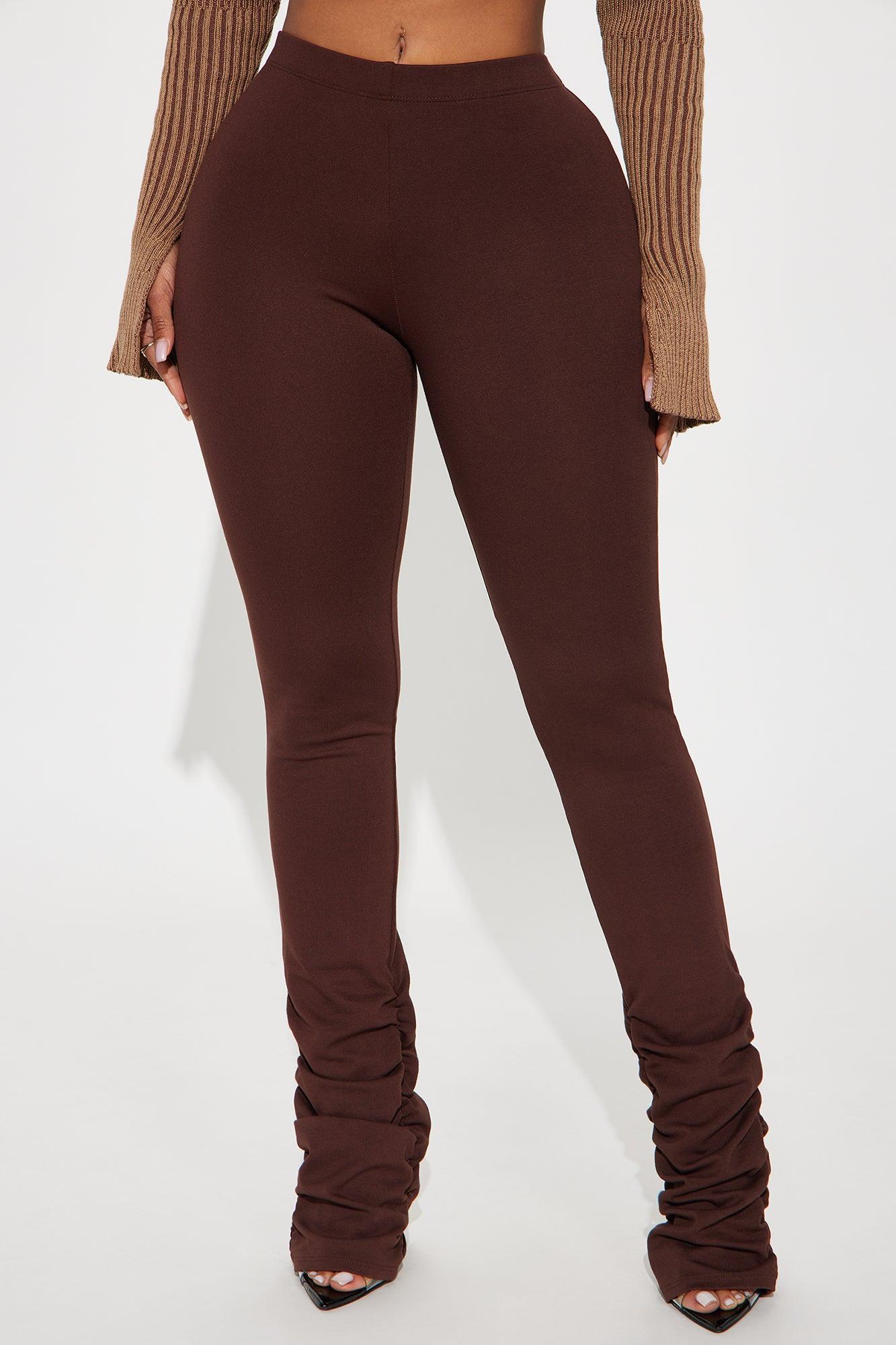 Love Galore Stacked Legging - Chocolate Product Image
