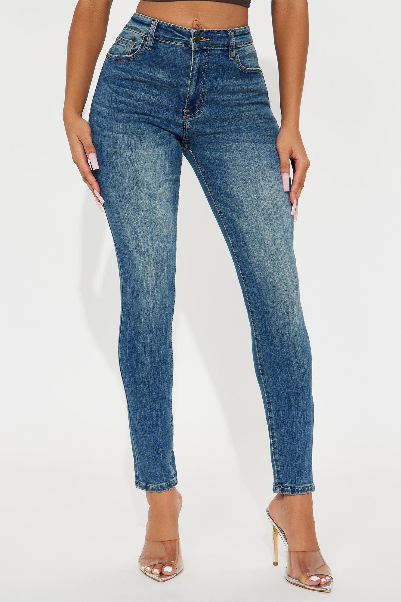 Iconic Mid Rise Skinny Jeans - Vintage Wash Product Image