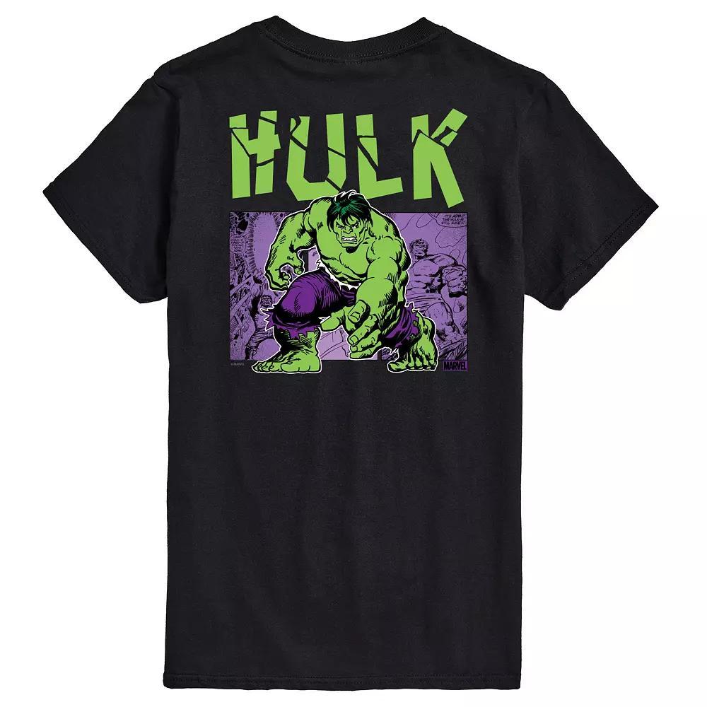Big & Tall Hulk Comic Graphic Tee, Mens Product Image