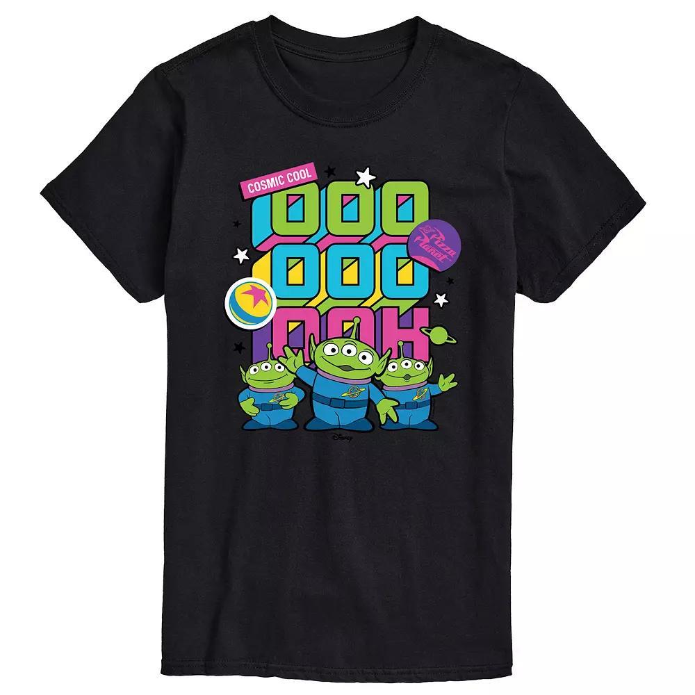 Disney / Pixars Toy Story 4 Mens Aliens Stacked Graphic Tee Blue Product Image