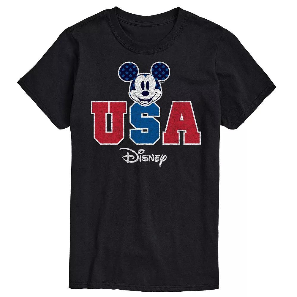 Disney's Mickey Mouse Men's USA Graphic Tee, Size: XXL, Gray Product Image