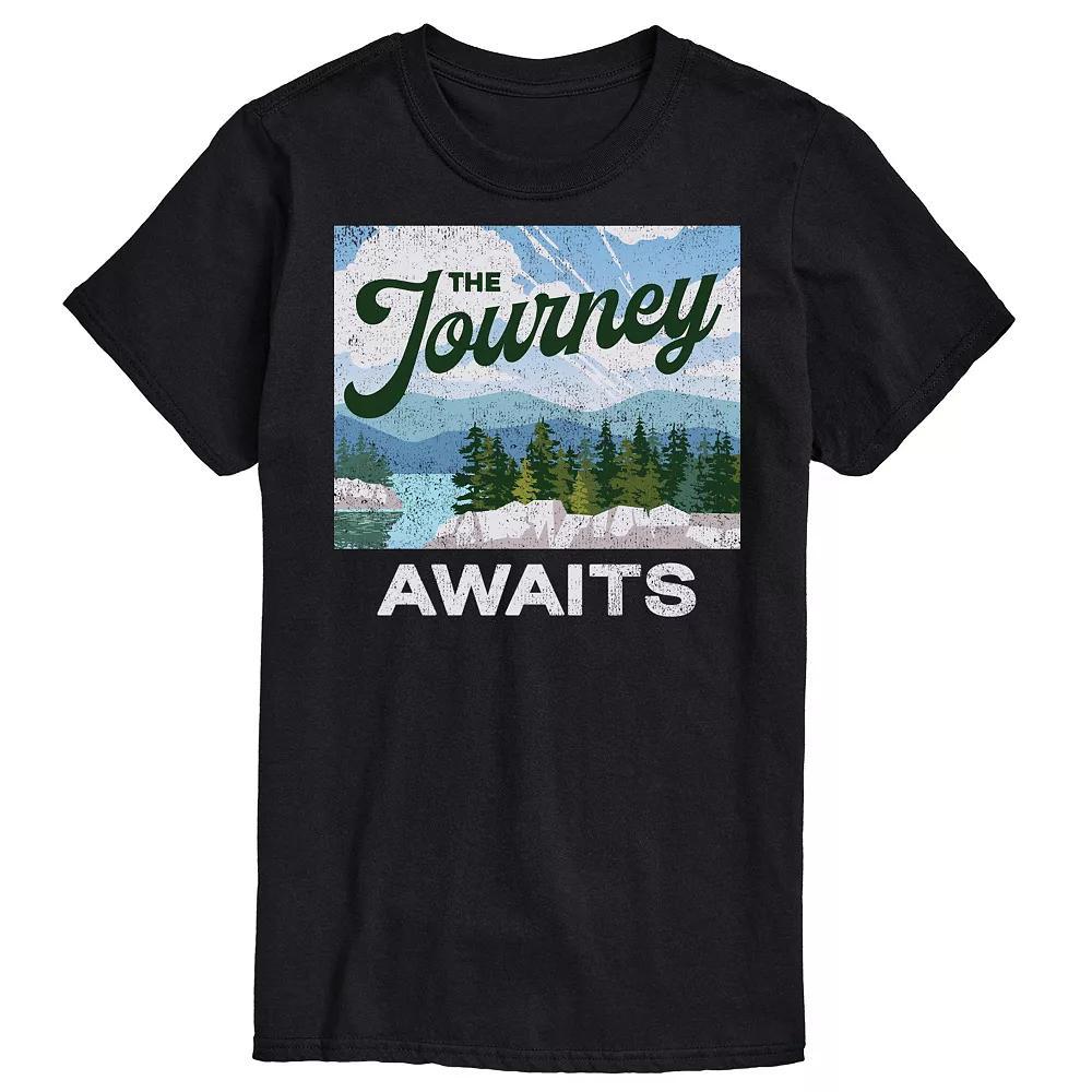 Big & Tall The Journey Awaits Tee, Mens Product Image