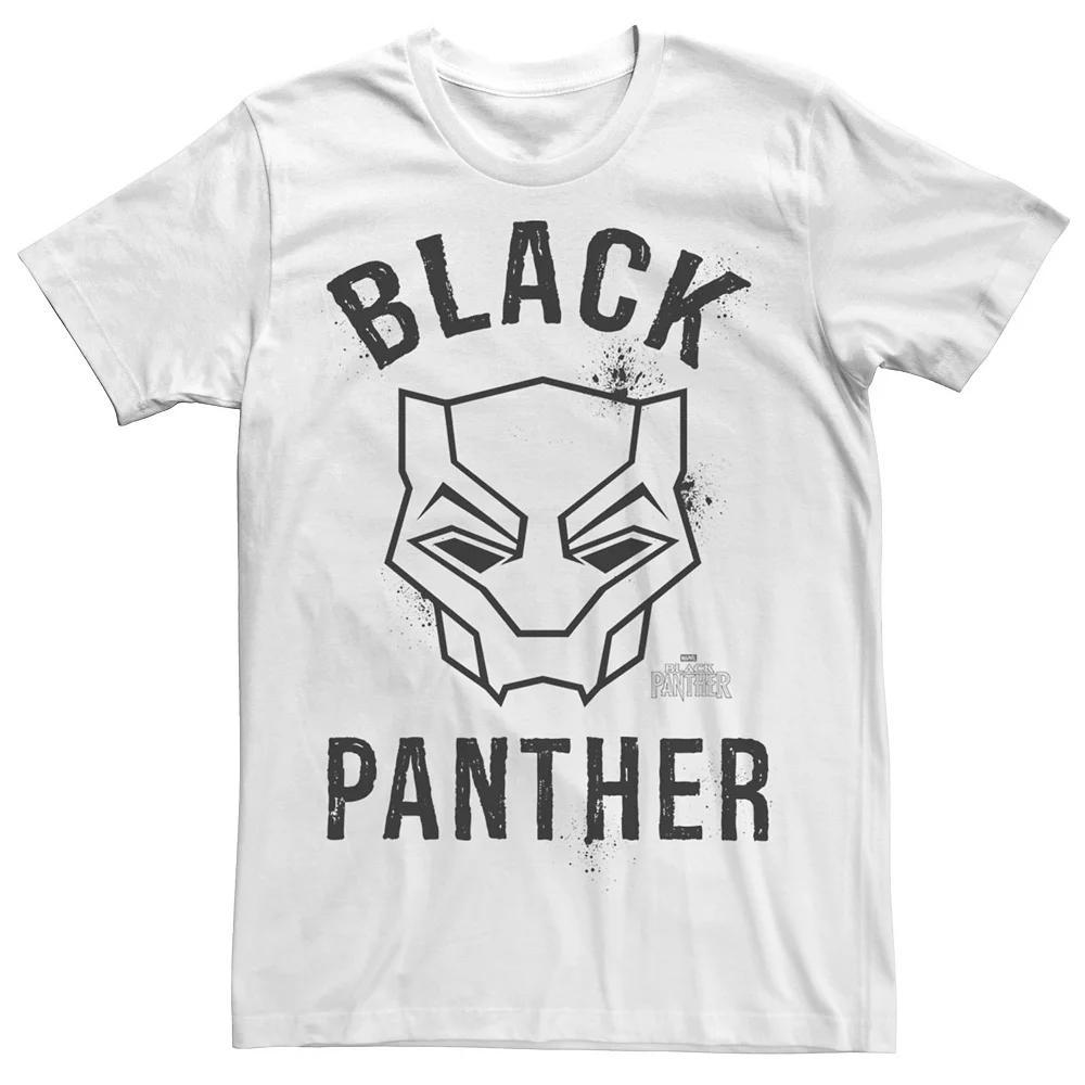 Men's Marvel Black Panther Movie Collegiate Graffiti  Graphic Tee, Size: Medium, White Product Image