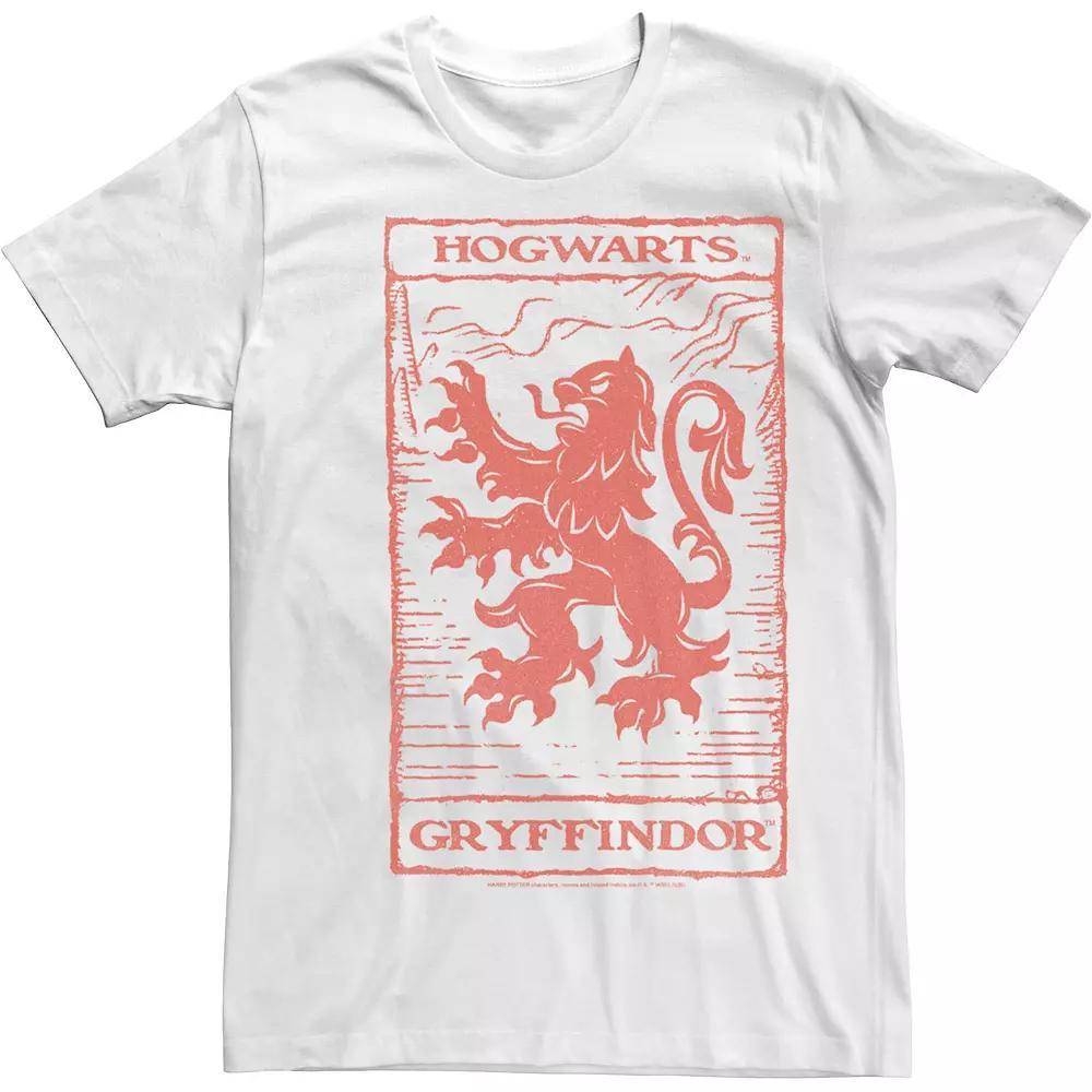 Men's Harry Potter Gryffindor Tarot Playing Card Tee, Size: XXL, White Product Image