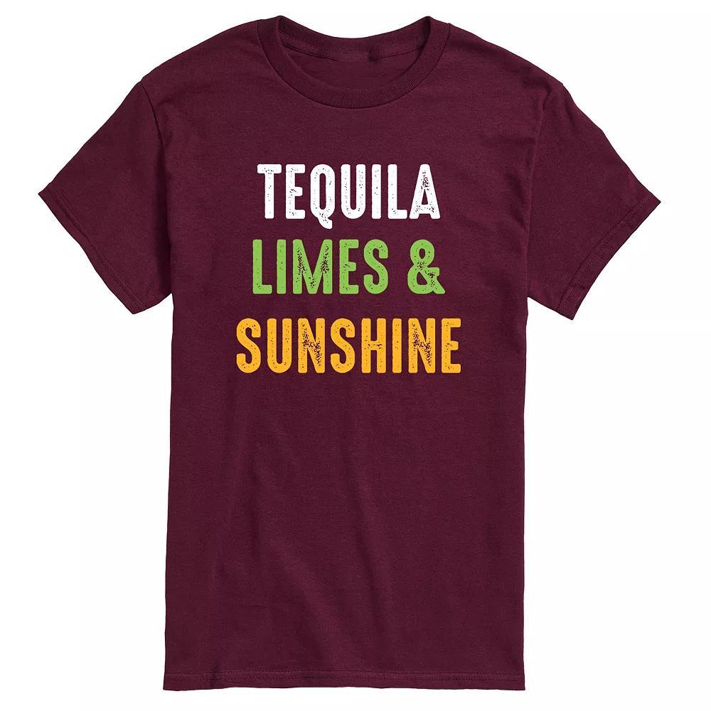 Mens Tequila Limes & Sunshine Graphic Tee Product Image