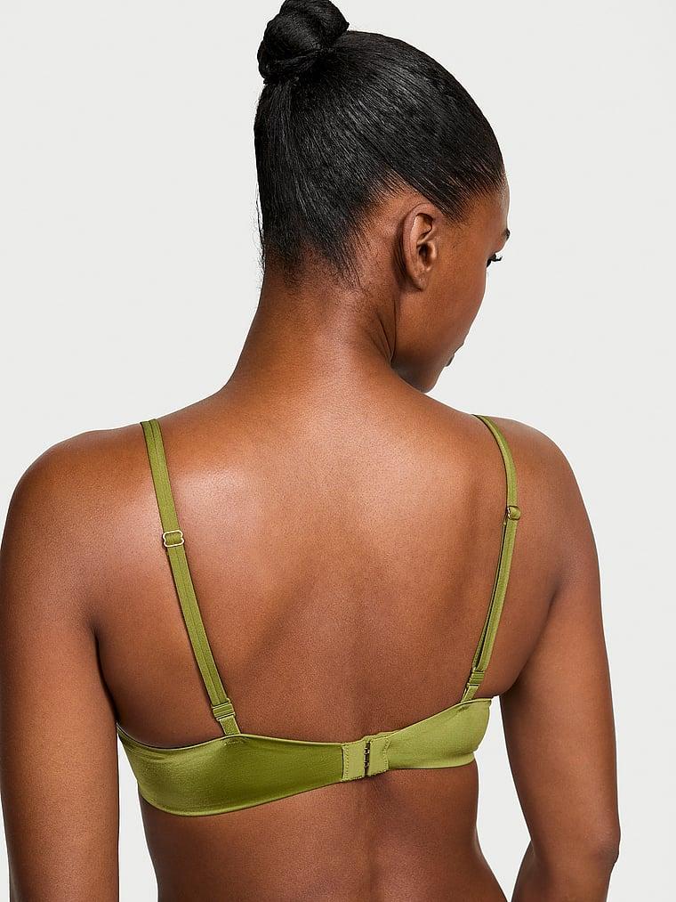 Smooth Lace-Trim Push-Up Bra Product Image