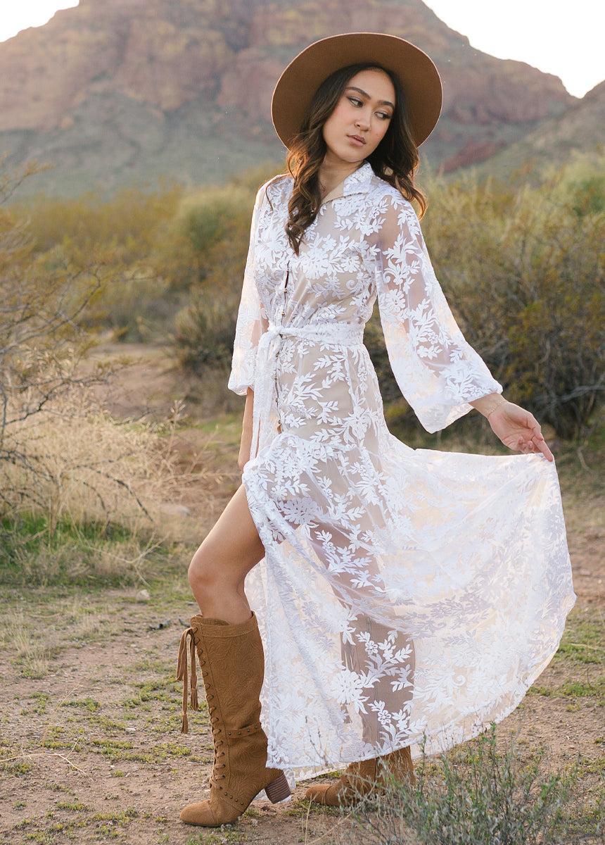 Bellana Dress in Ivory Female Product Image