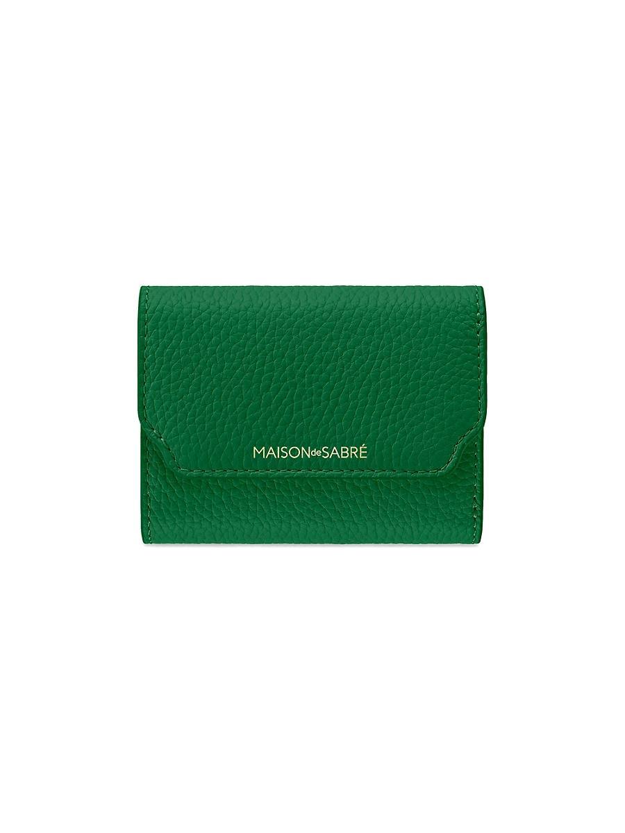 Womens Leather Trifold Wallet Product Image