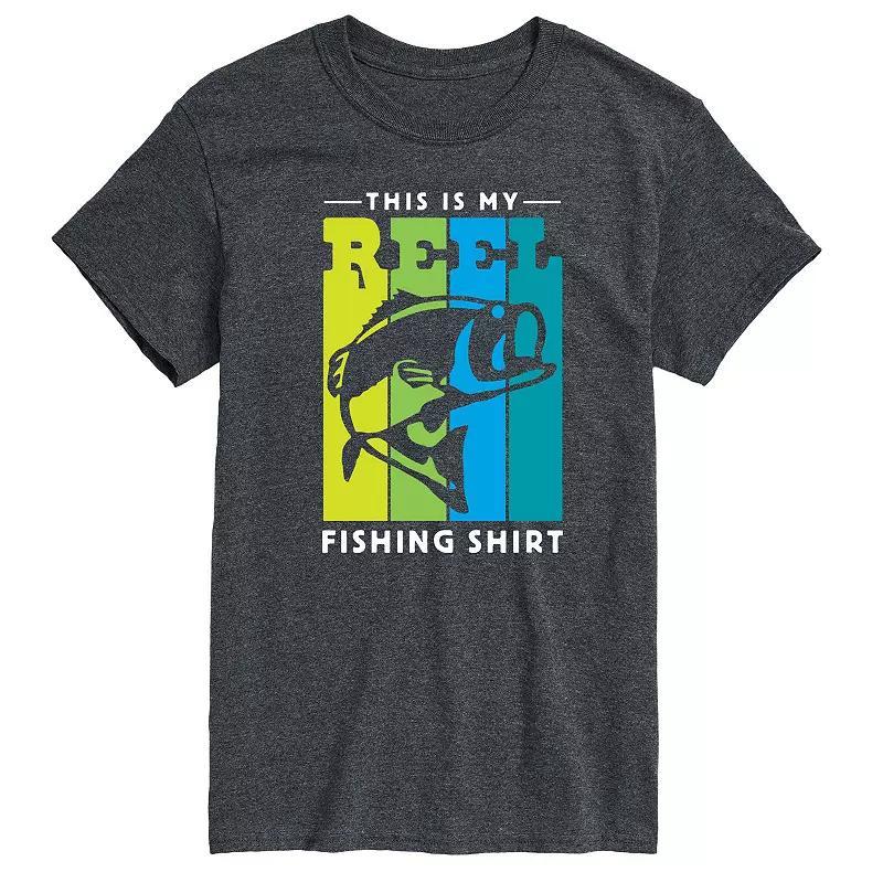Mens This is My Reel Fishing Shirt Graphic Tee Product Image