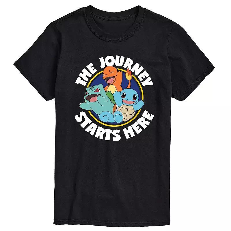 Mens Pokemon Journey Starts Tee Product Image