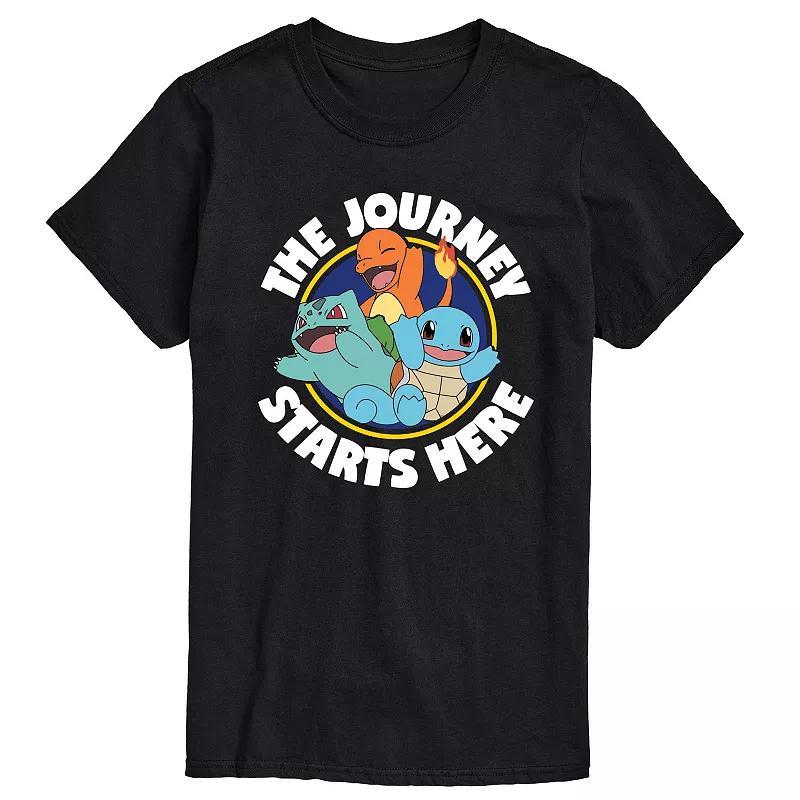 Mens Pokemon Journey Starts Tee Product Image