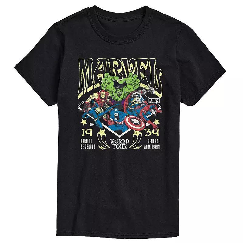 Mens Marvel World Tour 1939 Graphic Tee Product Image