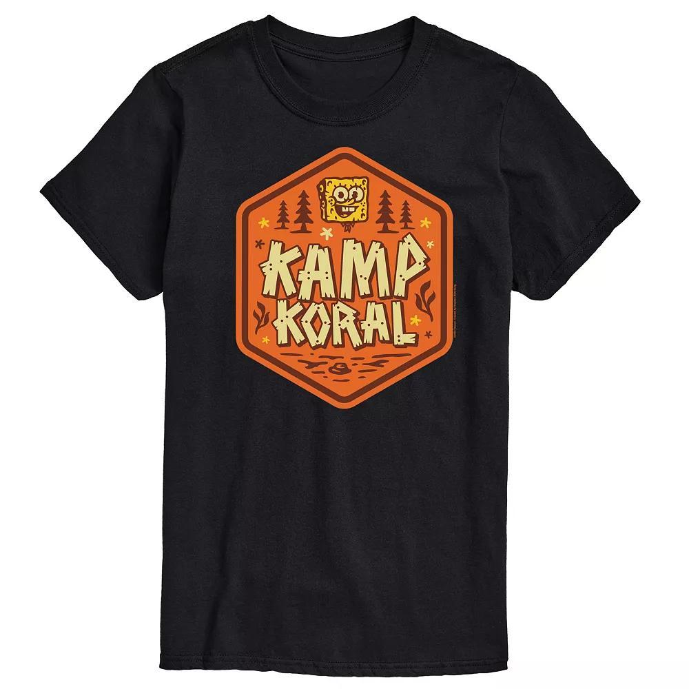 Mens SpongeBob SquarePant Kamp Koral Graphic Tee Product Image