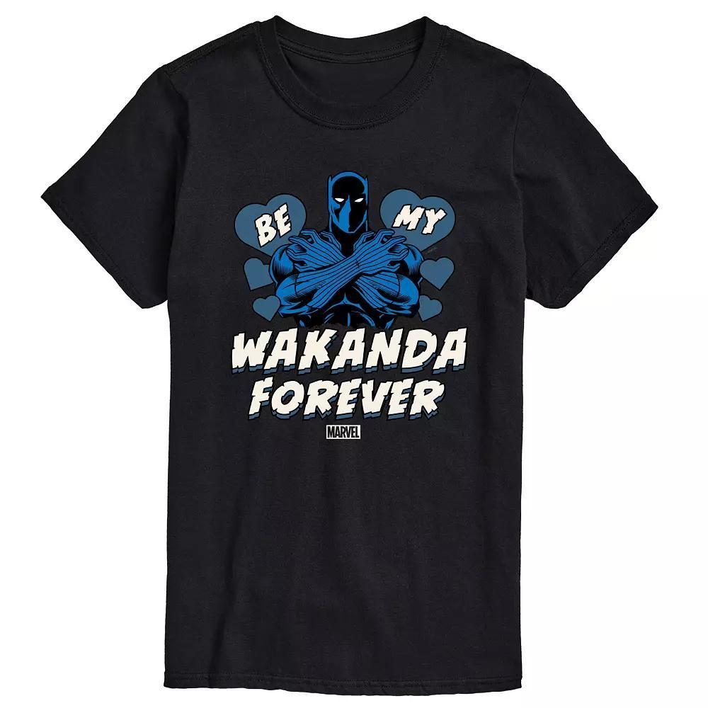 Mens Marvel Panther Be My Wakanda Forever Graphic Tee Product Image