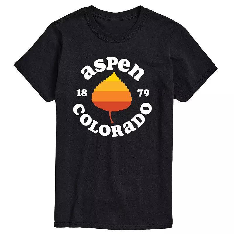 Men's Aspen Colorado Graphic Tee, Size: Large, Grey Blue Product Image