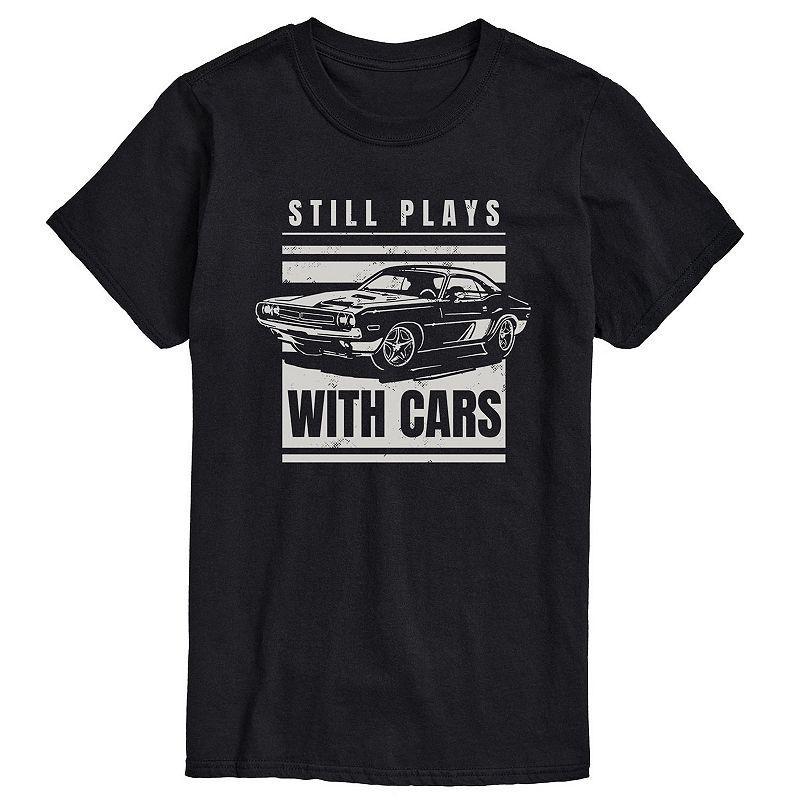 Men's Still Plays With Cars Tee, Size: Medium, Black Product Image