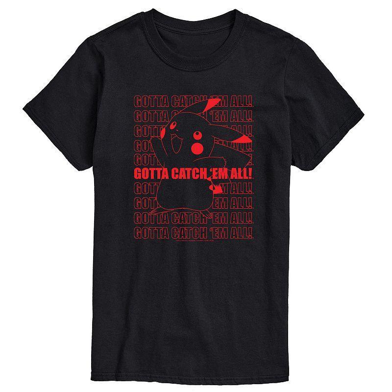 Big & Tall Pokemon Catch Em All Tee, Mens Product Image