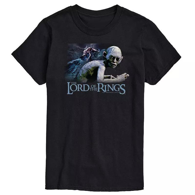 Mens The Lord Of The Rings Gollum Collage Graphic Tee Product Image