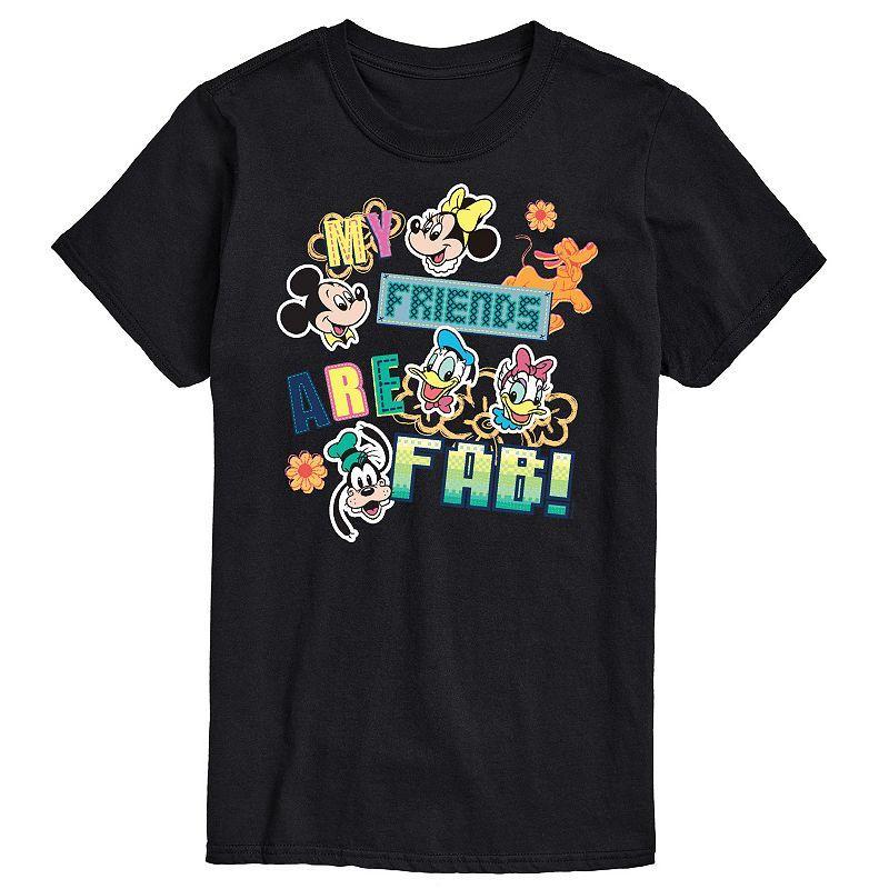 Disneys Mens Friends Are Fab Graphic Tee Product Image