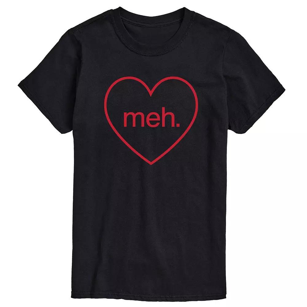 Mens Meh Heart Tee Product Image