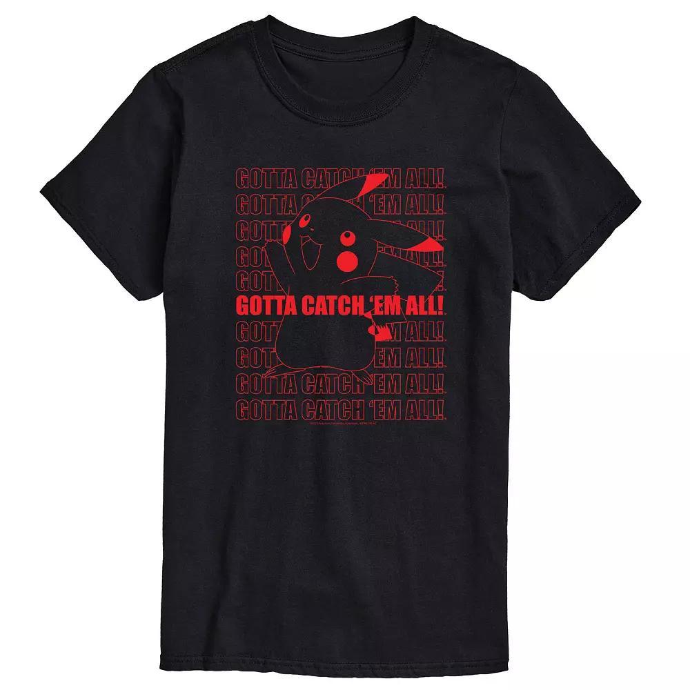 Big & Tall Pokemon Catch Em All Tee, Mens Product Image