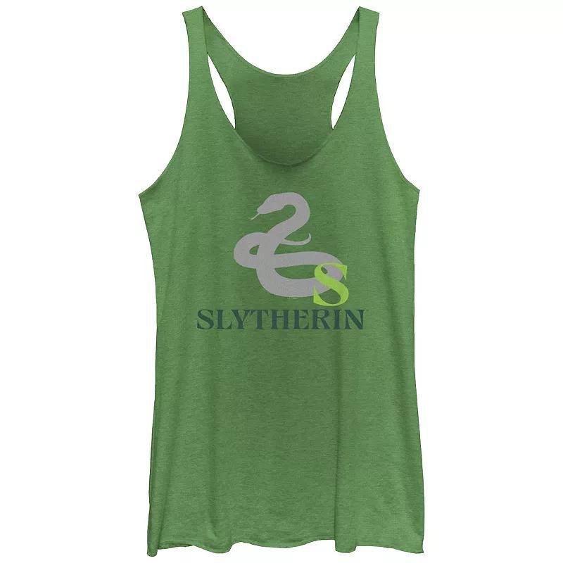 Juniors' Harry Potter Slytherin Snake Racerback Tank Top, Girl's, Size: Large, Envy Product Image