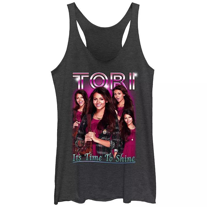 Juniors' Star Wars Pride Rebel Love Tri-Blend Racerback Graphic Tank Top, Girl's, Size: Small, Black Grey Product Image