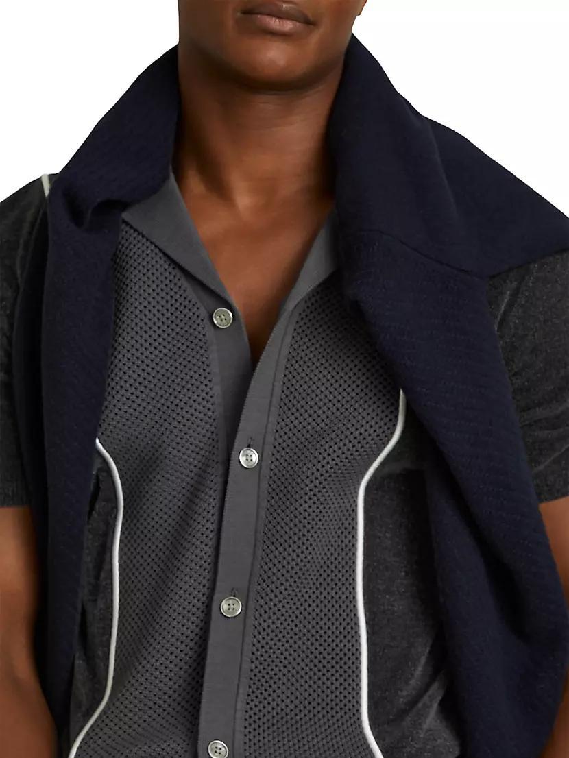 Meastro Cotton-Blend Short-Sleeve Shirt Product Image