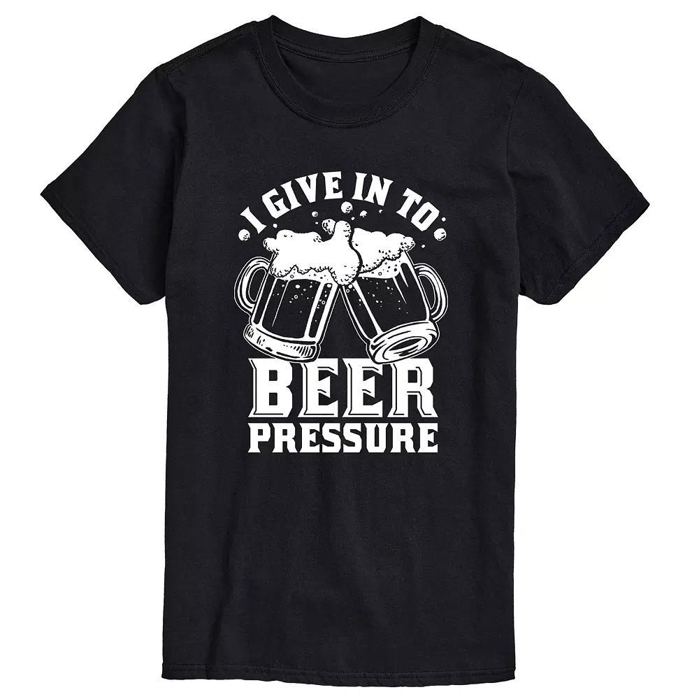 Big & Tall Beer Pressure Graphic Tee, Mens Product Image