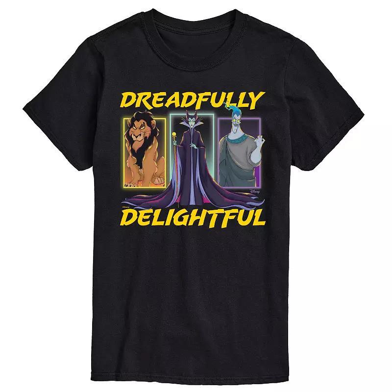 Disney Villains Mens Dreadfully Delightful Graphic Tee Product Image