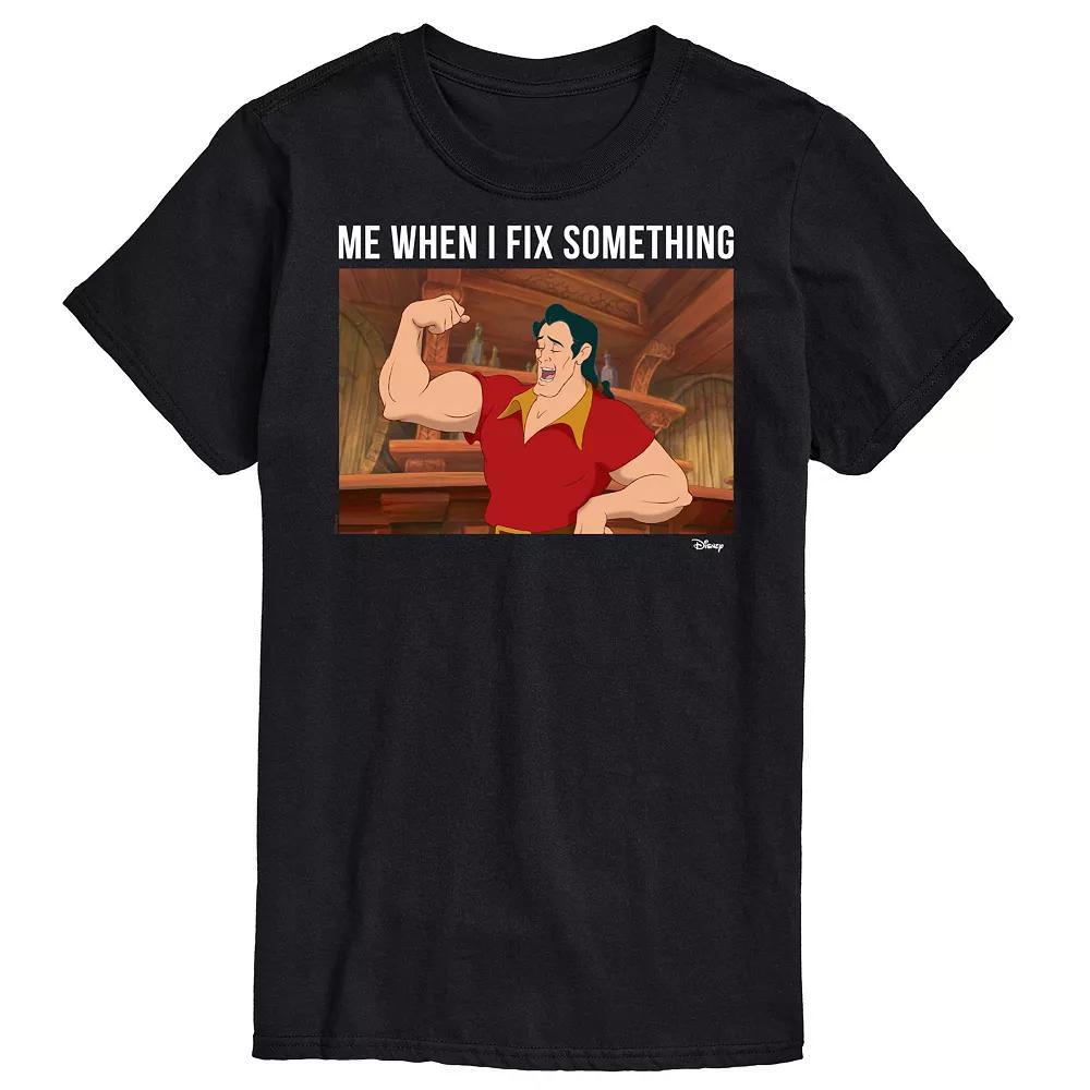 Disney Princess Big & Tall Gaston Graphic Tee, Mens Product Image