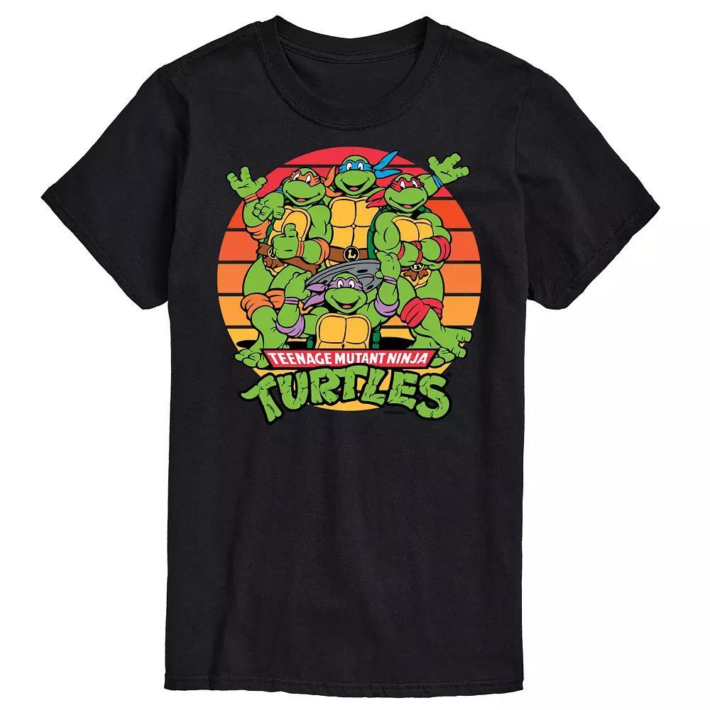 Big & Tall TMNT Retro Graphic Tee, Men's, Size: XXL Tall, Blue Product Image