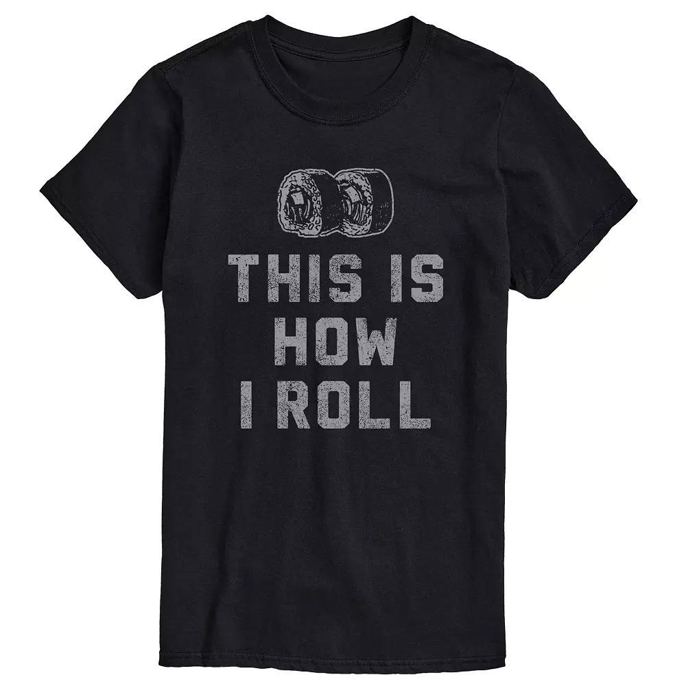 Big & Tall This Is How I Roll Graphic Tee, Men's, Size: 3XL Tall, Black Product Image
