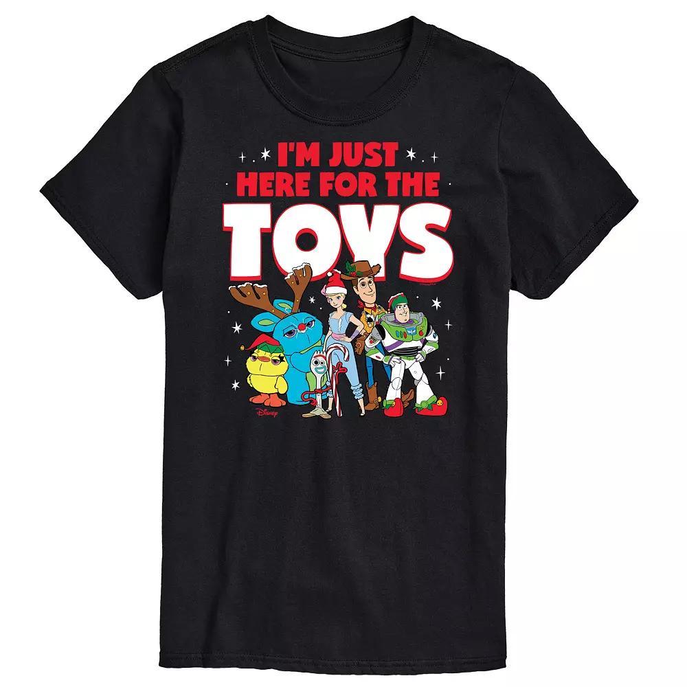 Disney / Pixar's Toy Story 4 Men's Here For The Toys Graphic Tee, Size: Medium, Royal Blue Product Image
