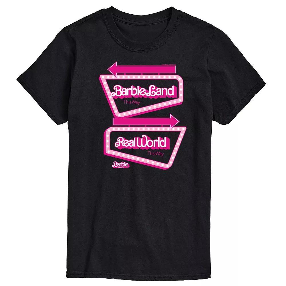 Big & Tall Barbie The Movie Barbieland Graphic Tee, Mens Product Image
