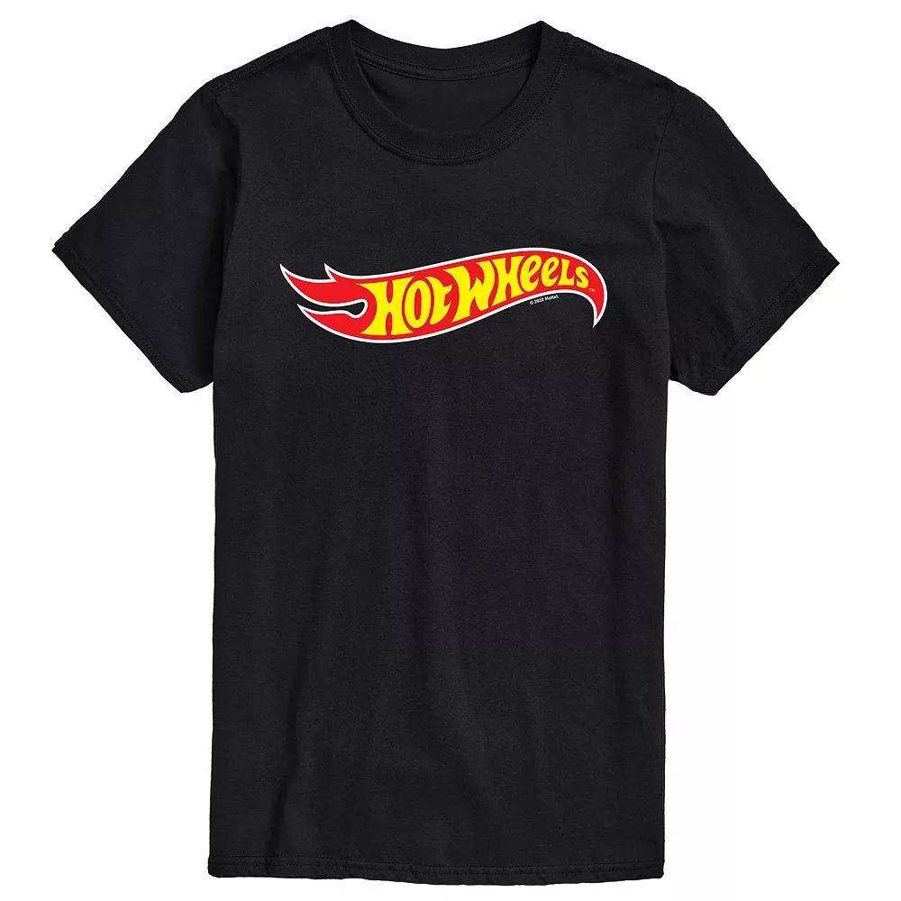Men's Hot Wheels Logo Tee, Size: XXL, Black Product Image